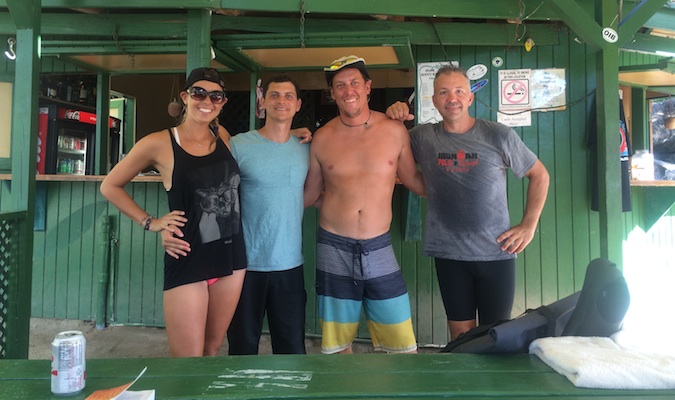 friends in the Virgin Islands